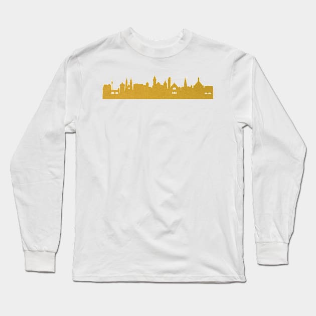 Golden Nuremberg Long Sleeve T-Shirt by 44spaces